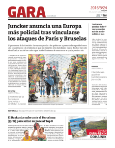 Juncker anuncia una Europa más policial tras vincularse los