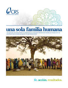 una sola familia humana - Catholic Relief Services
