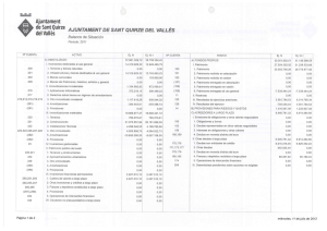 Compte general  - Ajuntament de Sant Quirze del Vallès