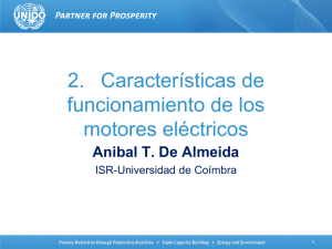 2. Características de funcionamiento de los motores eléctricos