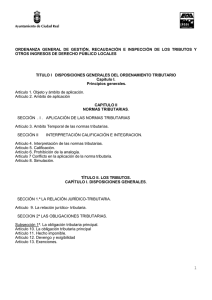 ordenanza general de gestión, recaudación e