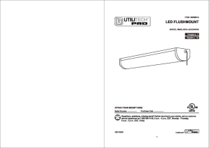 led flushmount - pdf.lowes.com