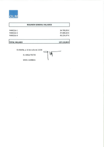 ANEJO 5.6.1 PRESUPUESTO