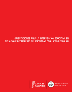 Manual de orientaciones para la intervención educativa
