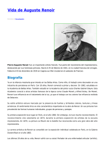 Vida de Auguste Renoir