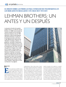 Lehman Brothers: un antes y un después.