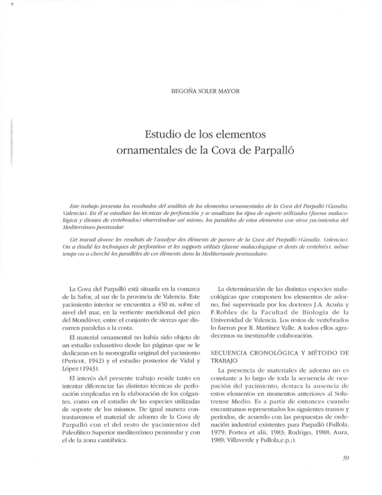 Estudio De Los Elementos Ornamentales De La Cava De