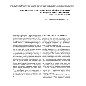 Configuración constructiva de las bóvedas «convexas» de la iglesia