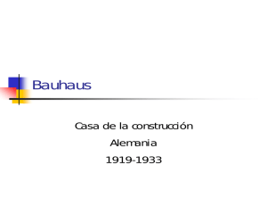 Bauhaus - TEORÍA DE DISEÑO 1- Diseño Industrial Universidad El