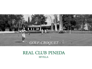 CROQUET Origen - Real Club Pineda de Sevilla