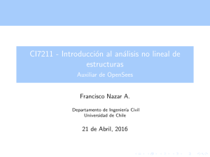 CI7211 - Introducción al análisis no lineal de estructuras - U