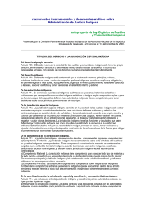 Instrumentos internacionales y documentos andinos sobre