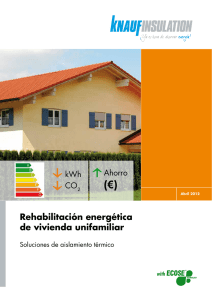 Rehabilitación energética de vivienda unifamiliar
