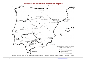 Colonias romanas en Hispania