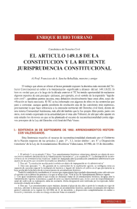 Art&iacute;culo 149.1.8 CE: Jurisprudencia Constitucional y Derechos Forales