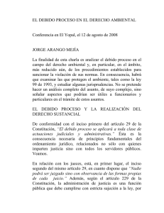 Jorge Arango - El Debido Proceso - Corporación Excelencia en la