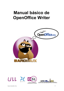Manual básico de OpenOffice Writer - Bardinux