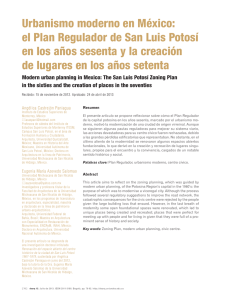 Urbanismo moderno en M&eacute;xico: el Plan Regulador de San