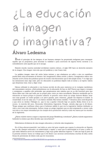 ¿La educación a imagen o imaginativa?