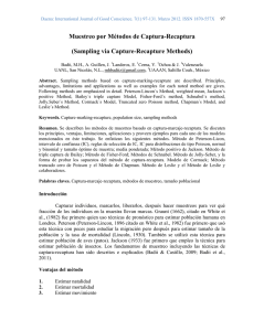 Muestreo Captura-Recaptura: M&eacute;todos y Aplicaciones