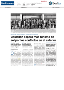 Castellón espera más turismo de sol por los conflictos en el exterior