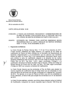 28 de noviembre de 2012 - Departamento de Hacienda de Puerto