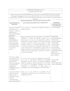 INFORME DE ACTIVIDADES No.03 CONTRATO No.33 de 2015