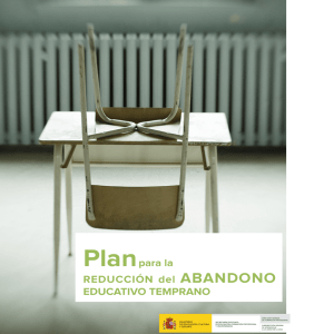 Plan para la Reducción del Abandono Educativo Temprano