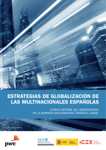 ESTRATEGIAS DE GLOBALIZACIÓN DE LAS MULTINACIONALES