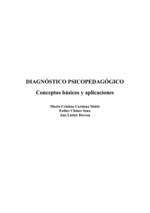 Diagnóstico psicopedagógico: conceptos básicos y aplicaciones