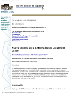 RTV-Encefalopatías Espongiformes Transmisibles II