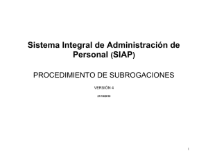 SIAP - Dirección General de Personal