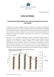 nota de prensa el informe del bce muestra una