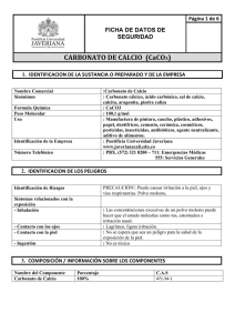 CARBONATO DE CALCIO (CaCO3)