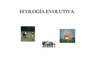 ECOLOGÍA EVOLUTIVA