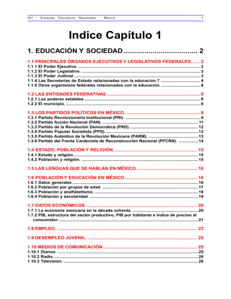 1. Educación Y Sociedad