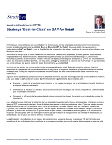 Stratesys `Best- in-Class` en SAP for Retail