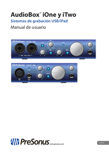 AudioBox™ iOne y iTwo