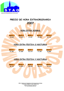 Horas Extra 2007