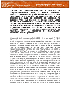 control de constitucionalidad y control de convencionalidad. ante el