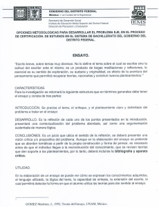 Opciones Metodologicas para Desarrollar el