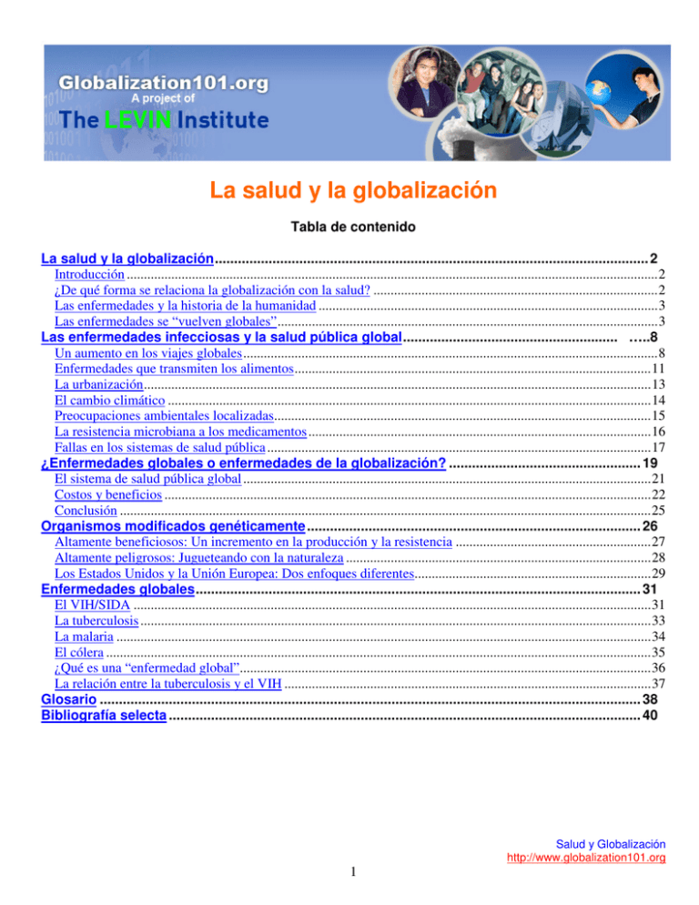 La Salud Y La Globalización