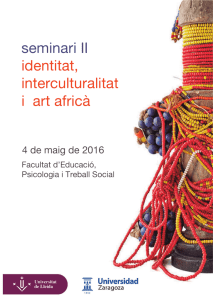 seminari II identitat, interculturalitat i art africà