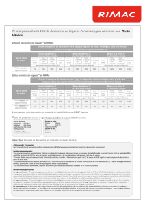 Te otorgamos hasta 15% de descuento en Seguros Personales, por