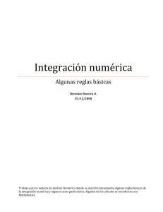 Integración numérica