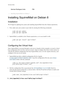 Installing SquirrelMail on Debian 8