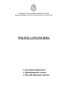 Políticas Financieras PDF - Inicio - Pontificia Universidad Católica