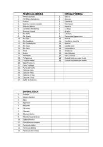 península ibérica españa política europa física
