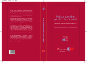 BVCM001800 Políticas educativas para la cohesión social: V