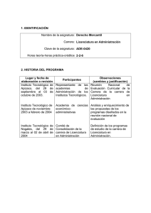 derecho mercantil - Instituto Tecnol&oacute;gico de Colima
